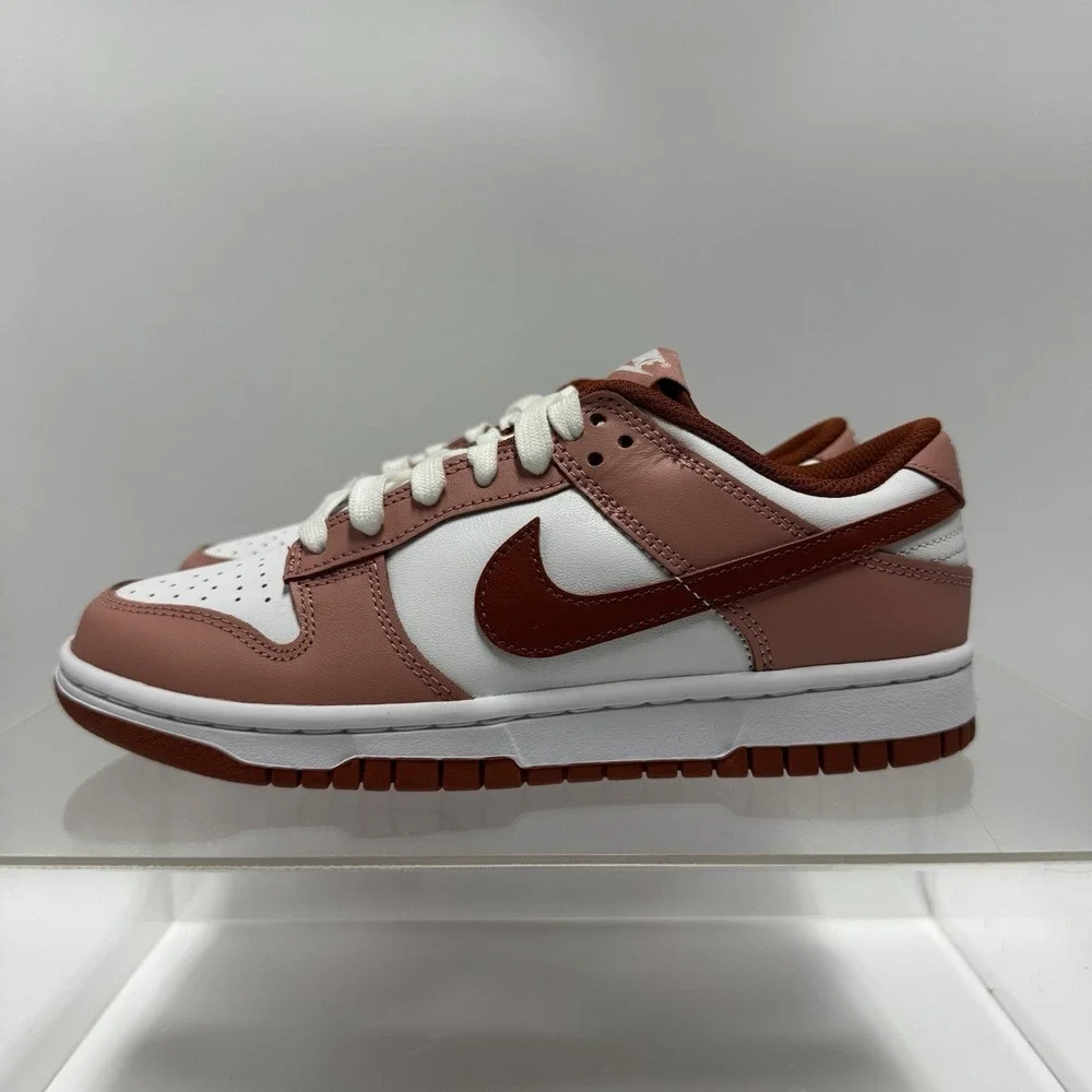 Brand New Nike Dunk Low Red Stardust Rugged Orange FQ8876-618 Women's Size 7.5